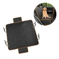 thumbnail image 4 of Funda para Asiento Trasero de Coche para Perros, para Mascotas, Perros, , Alfombrilla Protectora para Hamacas, Impermeable Y a Prueba de Arañazos - Naranja, un Borde naranja A, 4 of 8