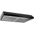 thumbnail image 1 of 30" Black Under Cabinet Range Hood - 300 Max CFM, 1 of 2