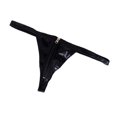 thumbnail image 1 of Paquete de 2 o 3 de cuero para hombre, con cremallera, frente abierto, , , espalda en como se describe BLESIY hombres tanga ropa interior, 1 of 8