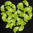 thumbnail image 3 of CafePress - Ginkgo Leaf Heart Men's Fitted T Shirt (Dark) - Men's Fitted T-Shirt, 3 of 4