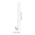 thumbnail image 2 of OULII 15Pcs Adjustable White Car Flagpole Strong Plastic Vehicle Flag Rod for Outdoor Use, 2 of 8