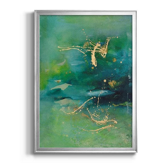 Peaceful Diptych II Premium Framed Print, in Gold, Black, or Silver - Ready to Hang