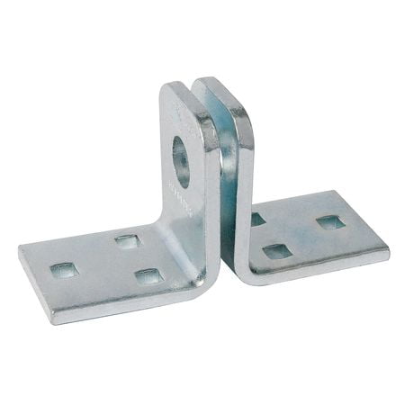 ABUS 115 100 Hasp, Fixed, Zinc Plated, PK2 by Supplier Generic