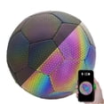 thumbnail image 4 of Balón de Fútbol Soccer Comerliv Reflectante Luminoso No. 5 Tornasol, 4 of 10