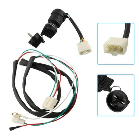 Generator Ignition Key Switch Electric Start Switch For 170F/178F/186F Generator For Water Pump Power Tool Accessories