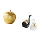 thumbnail image 5 of Escultura moderna de resina con forma de fruta y cisne, adorno artístico para mesa, estantería, comedor, dormitorio, oficina, entrada., 5 of 8