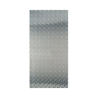 6061 Aluminium Metal Sheet - 12 x 6 x ⅛ Inch - Flat Plain Plate Panel  Finely Polished and Deburred - Includes Microfiber Towel