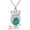 Style 1, variant on 925 Sterling Silver Owl Necklace for Women, Lab-Grown Emerald/Malachite Pendant Necklace, Jewelry Gift for Mom Mother Wife on Birthday/Anniversary/Christmas