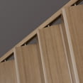 thumbnail image 4 of Homestyle Plaza Vinyl Folding Door fits 36"wide x 80"high Nutmeg, 4 of 5
