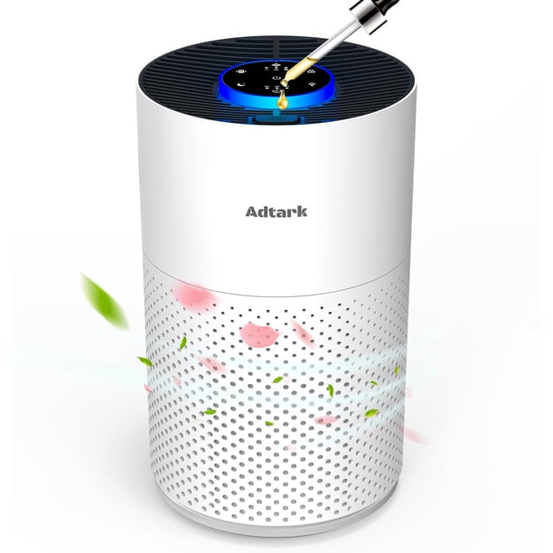 Purificador de aire ADTARK para dormitorio doméstico con H14 True HEPA