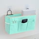 thumbnail image 5 of Organizador de Mesilla de Noche para Dormitorio, Bolsa de Almacenamiento Colgante con Bolsillo Grande y Ganchos para Literas, Ideal para Estudiantes y Niños. Disponible En Azul, Rosa y Verde., 5 of 6