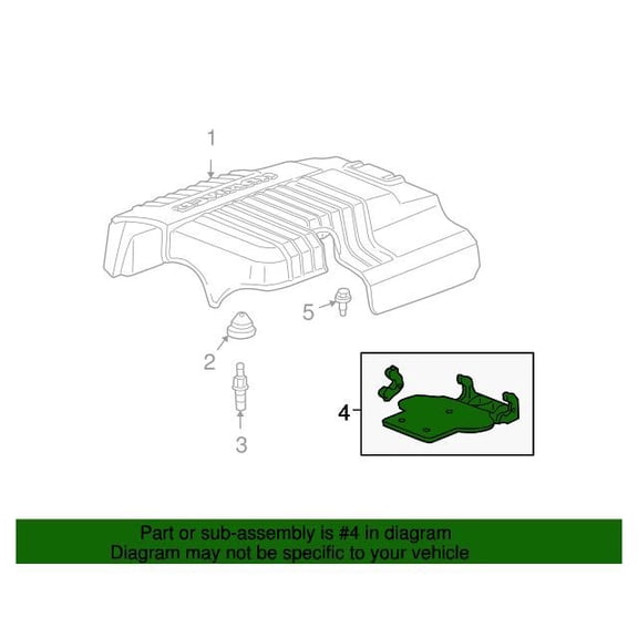 GM 15858430 Retainer-Upr Int Manif Sight Shld
