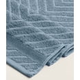 thumbnail image 4 of Koza Home Likya 100% Cotton Jacquard Border Herringbone 4-Piece Face Dowry Towel Set 1025A Standard, 4 of 6
