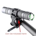thumbnail image 5 of Soporte para linterna de bicicleta, manillar de goma, Clip para lámpara de bicicleta, soporte de luz, rotación ajustable de 360 grados, 5 of 5