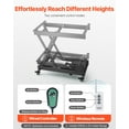 thumbnail image 3 of 28" Electric Lift Table Single Scissor Electric Lifting Platform 330 lbs 4 Wheel, 3 of 10