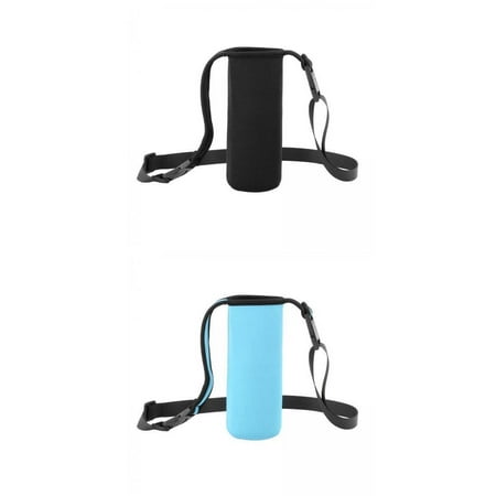 

2x Protective Water Bottle Cover with Shoulder Pouch 17oz