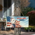thumbnail image 3 of Patriot West Highland White Terrier We Will Never Forget Patriotic Remembrance Day Landscape Wood Sign Westie Westy Dog Lover Hanging Wall Home Decor - 12014, 3 of 5