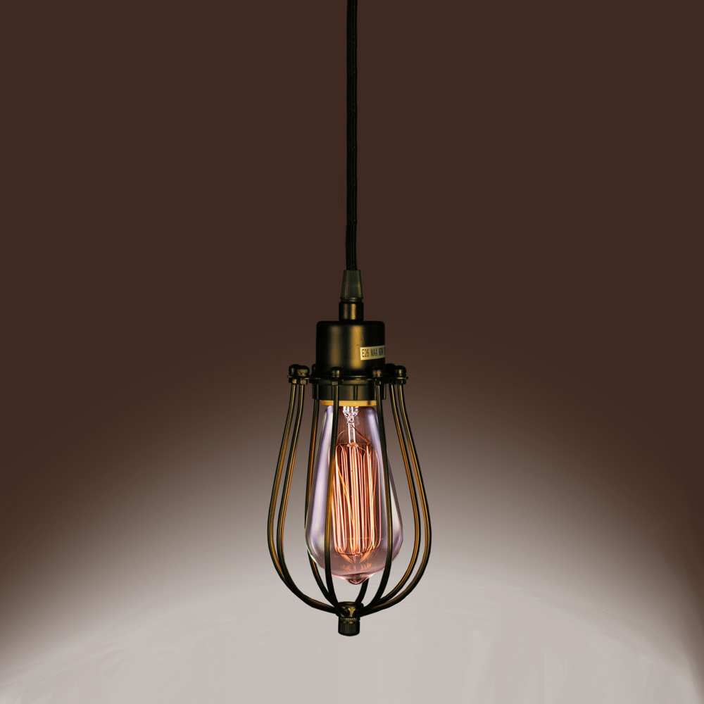 Priscilla Singlelight Edison Pendant with Bulb