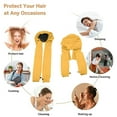 thumbnail image 2 of Ferjadq Bonnet for Women 2 In 1 Long Braids Braids Protection Sleeping Bonnets Breathable Braids Curly Hair Sleep Cap(Yellow), 2 of 7