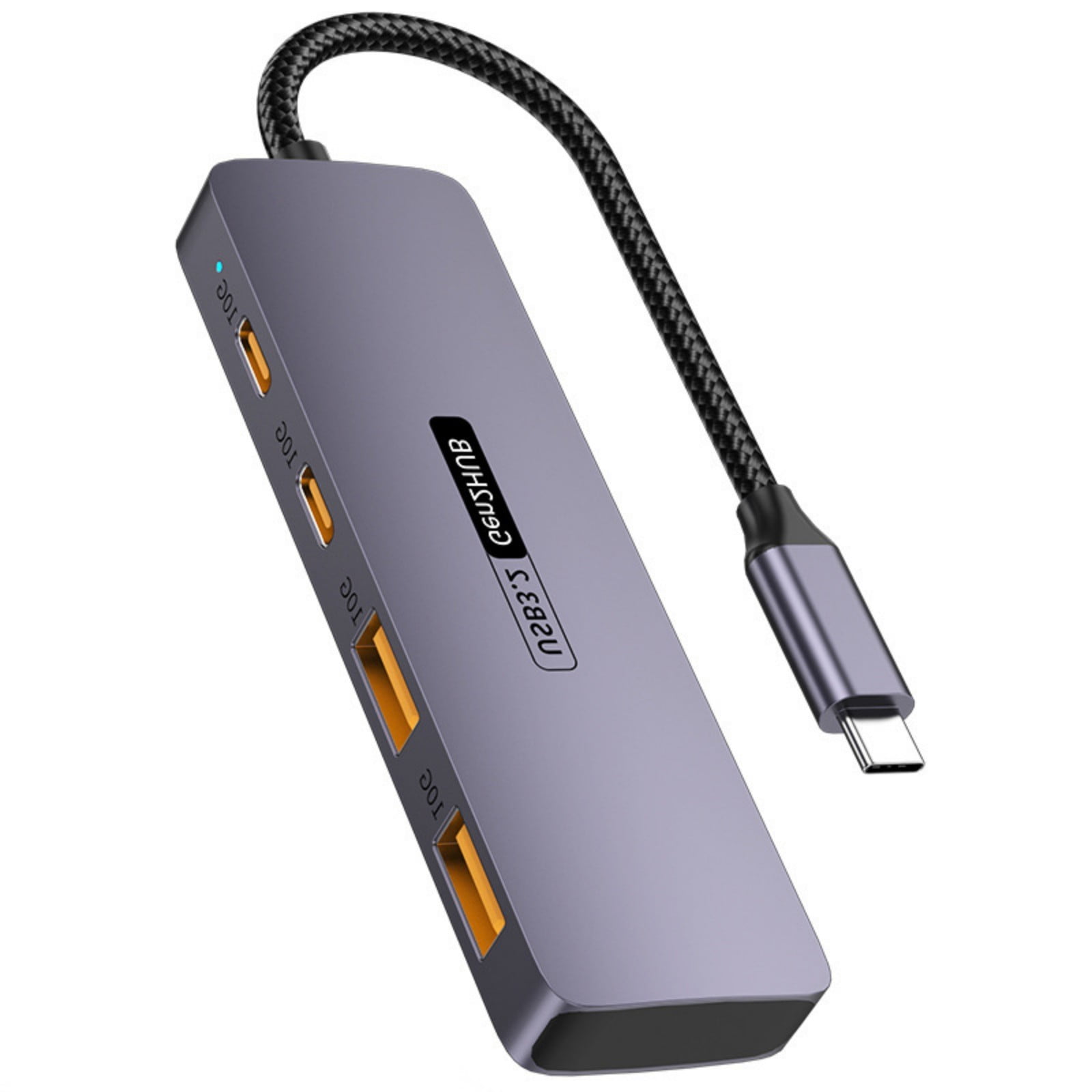 Fast Speed USB C Hubs 10Gbps PD100W 140W Power Delivery USB 3.2 Splitter Adapters For Laptop Phone 4K HDTV Connectivitys