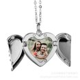 thumbnail image 2 of Hot-Selling Valentine’s Day Necklace - Angel Wing and Heart-Shaped Pendant for Couples - Heat Transfer Design, 2 of 6