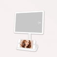 thumbnail image 2 of Impressions Vanity Charmed Tri Tone LED Makeup Mirror with Lights and Catchall Tray (White), 2 of 9