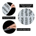 1Set 10Pcs 10 Styles Floral PET Plastic Hollow Out Drawing Painting Stencils Templates Flower