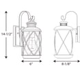 thumbnail image 3 of Hollingsworth Small Wall Lantern, 3 of 3