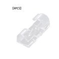 thumbnail image 1 of Inteprter Clips organizadores de cables Organizadores de cables autoadhesivos Enrolladores de cables de plástico para el hogar, transparentes, 4 piezas Type3 NO3 Inteprter HA002191-04, 1 of 1
