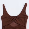 thumbnail image 4 of HH TRAF Vestido de verano de tul con pliegues y sin mangas para mujer, estilo playero, sexy, liso, con espalda descubierta, 4 of 4