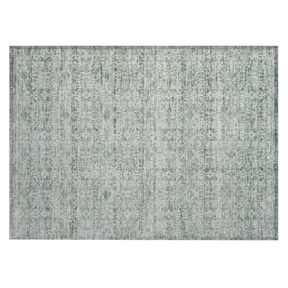 Dalyn Rugs Machine Washable Indoor/Outdoor Chantille ACN2152 Teal 1'8" x 2'6" Rug