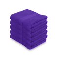 thumbnail image 1 of Toalla para Manos de Algodón Essentials I Paquete de 5 Toallas para Baño Color Morado, 1 of 5