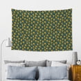 thumbnail image 5 of Xecao Yellow Floral Print Tapestry, Wall Hanging Room Funny Decor, Backdrop Room Decor for Bedroom Living Room dormitory, 5 of 8