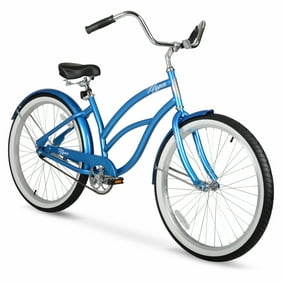 Hyper Bicycles Women's 26" Beach Cruiser, Metallic Blue