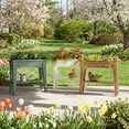 thumbnail image 2 of BrylaneHome Outdoor Weatherproof Elevated Standing Garden Bed 36"W Raised Planter for Vegetables Flower Herb Patio, 2 of 3