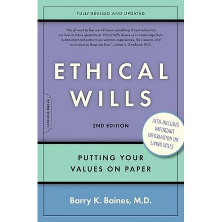 Pre-Owned Ethical Wills: Putting Your Values on Paper (Paperback) 0738210552 9780738210551