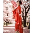 thumbnail image 4 of Conjunto de vestido kimono Costume PLULON para mujer con accesorios, 4 of 5