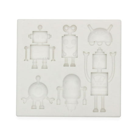 

QUSENLON Robots Shape Jelly Molds Silicone Mould Cake Decorating Gadget Fondant Mold Chocolate Moulds Handmade Baking Accessories