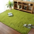 thumbnail image 2 of Arogan Modern Soft Fluffy Carpet for Living Room, Bedroom and Children's Room, Green, 5'x8 '., 2 of 7