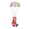 thumbnail image 2 of Adornos navideños de paracaídas, forma encantadora, seguros, ecológicos, forro polar, PC, adorno colgante navideño, paracaídas para niños, salto mortal, 2 of 14