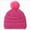 Hot Pink Cap, variant on Baby Knitted Beaniess Winter Warm Knit Cap Solid Cute Hat Classic Outdoor Baby Beanies Hat