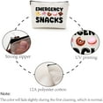 thumbnail image 4 of Emergency Snacks Makeup Bags for Women Travel Cosmetic Bag Zipper Pouch Multi Purpose Canvas Case Toiletry Packing Purse Storage Makeup Bag Organizer for Friend Daughter 10x7Inch, 4 of 8