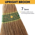 thumbnail image 2 of Heavy-Duty Corn Broom Commercial Indoor Outdoor Broom 59.8 inch Tall for Courtyard Garage Lobby Mall Market Floor Home Office Leaves Stone Dust Rubbish, 2 of 6