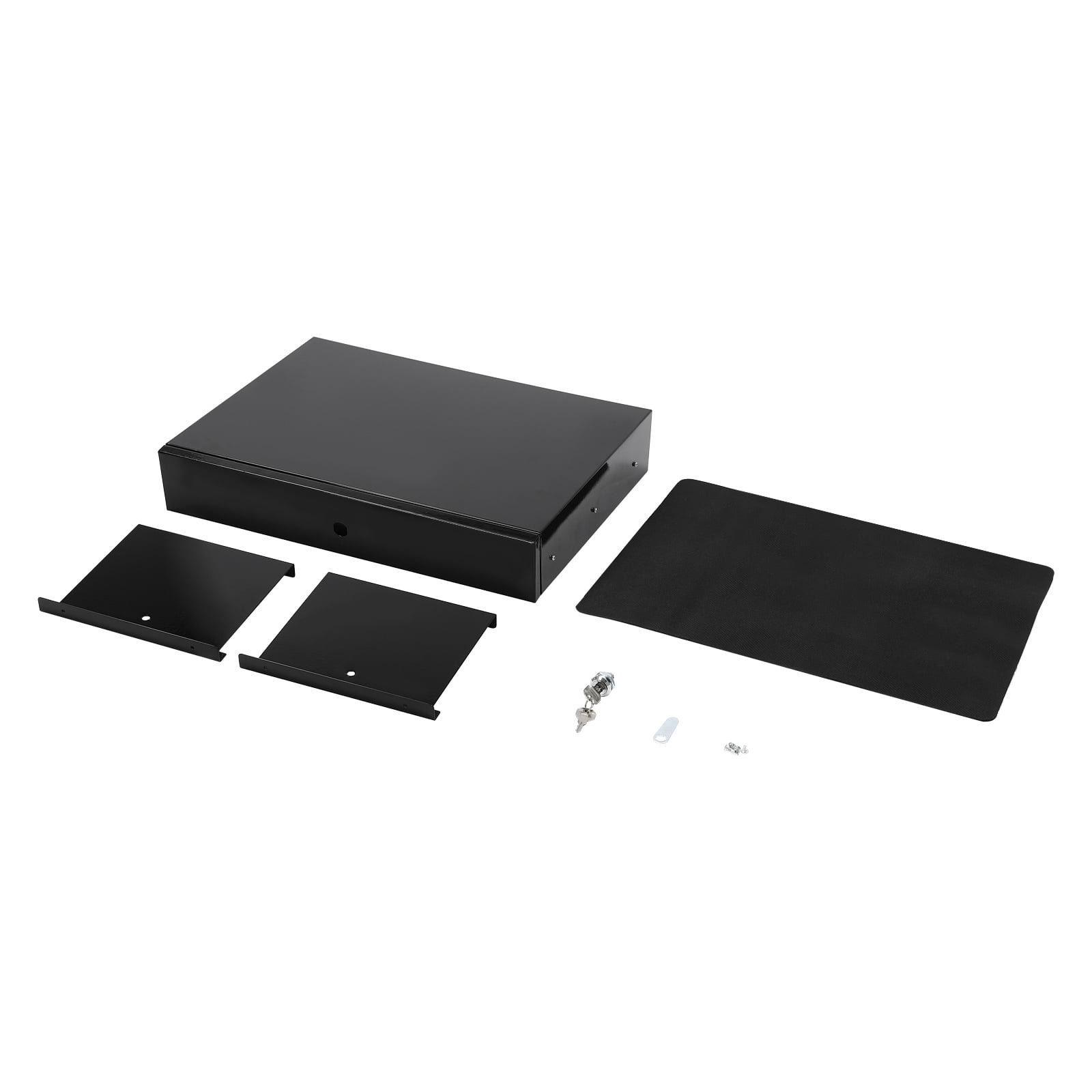 Under Desk Mounted Sliding Pull-out Drawer, Drawer Storage Organizer for Standing Desks, Pull-out Drawer