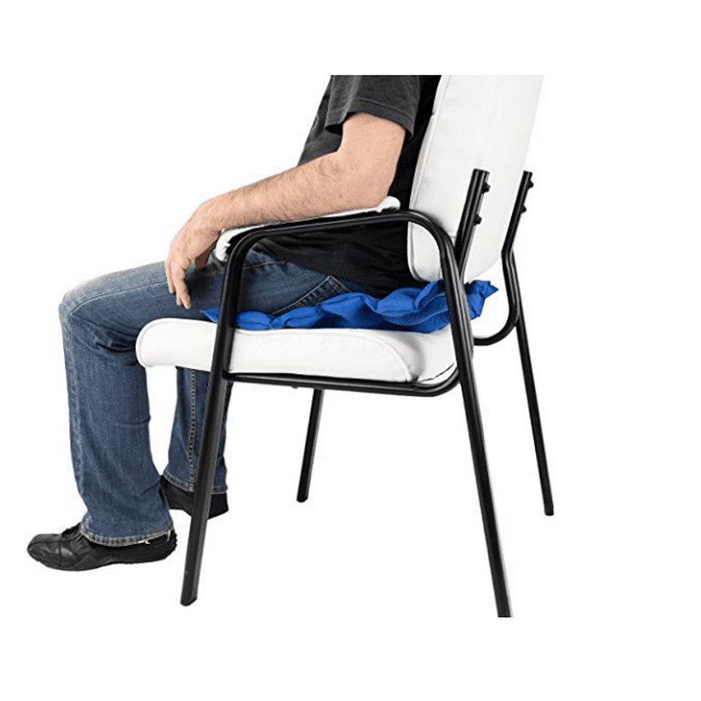 NOGIS Inflatable Seat Cushion Anti-Decubitus Wheelchair Cushion, Breathable  Backrest Air Cushion Bed Sore Cushion for Pressure Sores - Portable Travel Seat  Cushion for Airplane/Car/Office 