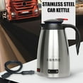 thumbnail image 4 of Generic Stainless Steel Electric Car Kettle Portable Electric Pot for Hot Water, Coffee, Tea, 4 of 8
