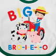 thumbnail image 4 of Inktastic Farmer Tractor EIEIO Big Bro Boys Baby Bib, 4 of 4