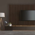 thumbnail image 5 of MG-1504 Gilded Peaks Mahogany Polystyrene Wood Slat Walls (73.5 Sq.ft / Pack) - 10 Pieces, 5 of 5
