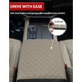 thumbnail image 6 of KBH Center Console Cover for 2015-2020 Ford F150 / 2017-2022 F250-F550 / 2018-2024 Expedition, PU Leather Truck Interior Accessories Middle Console Cover, Gray, 6 of 7