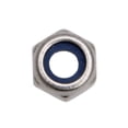 100Pcs/Set M3 Stainless Steel Screw Lock Nylon Hex Nut Insert Locking ...